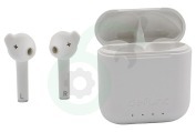 Defunc  DEFD4312 True Talk Earbud, Wit geschikt voor o.a. Draadloos, Bluetooth 5.2, USB-C