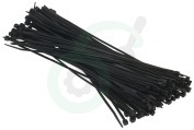 Elektra 006662  Bundelbandjes 200x3.6 mm zwart geschikt voor o.a. Tie-wrap