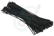 Elektra 006660  Bundelbandjes 150x3.6 mm zwart geschikt voor o.a. Tie-wrap