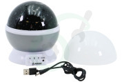 Benson 014174  Ledlamp LED Nachtlampje Sterren Projector geschikt voor o.a. Baby, kinderkamer