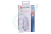 Smartwares  1001304 6000.293 Nachtlamp met bewegingsmelder geschikt voor o.a. 0,4 W 230V