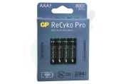 GPRCP80AA929C4 LR03 ReCyko+ Pro AAA 800 - 4 oplaadbare batterijen