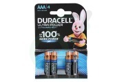 Duracell  3241 LR03 DURACELL ULTRA ALKALINE AAA-BATTERIJEN geschikt voor o.a. Met Tester LR03 1,5V