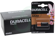 Duracell 015450  Batterij AAAA Alkaline Long Life, Blister 2 stuks