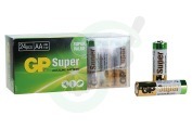 GP  03015AB24 LR6 Super Alkaline AA - 24 batterijen geschikt voor o.a. AA 1,5 Volt