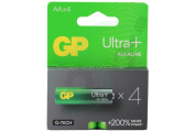 GPULP15A923C4 LR06 AA batterij GP Alkaline Ultra Plus 1,5V 4 stuks