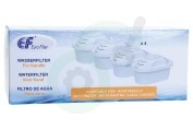 Eurofilter 208885  Waterfilter Filterpatroon 4-pack geschikt voor o.a. Brita Maxtra