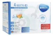 Universeel 1023124 Waterkan Waterfilter Filterpatroon 4-pack geschikt voor o.a. Brita Maxtra+