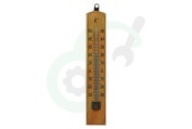 Talen Tools K2145  Thermometer Hout 20cm geschikt voor o.a. Buitentemperatuur