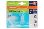 Osram 4008321945136  Halogeenlamp Halopin Eco Superstar geschikt voor o.a. G9 20W 230V 2700K 235lm