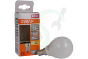 Osram  4058075430990 LED Star Classic P25 E14 3,3W Mat geschikt voor o.a. 3,3W, 2700K, 250lm