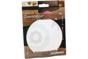 Doornado 128711001  Deurstop Deurstopper Coco (Wit) geschikt voor o.a. elke vloer, tegen verschuiven