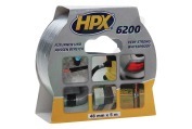 HPX  CB5005 6200 Pantsertape Repair Zilver 48mm x 5m geschikt voor o.a. Duct Tape, 48mm x 5 meter