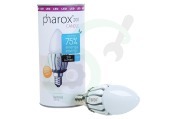 Pharox 101319  Ledlamp LED Kaarslamp 200 geschikt voor o.a. 230V 5W E14 2700K 210lm
