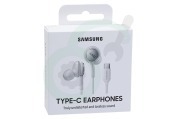 Samsung SAM-10320-PK EO-IC100BWEGEU Samsung In-Ear  Headset Type C Wit geschikt voor o.a. Hoofdtelefoon, afstandsbediening