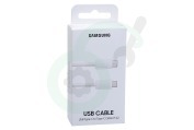 Samsung SAM-10323-PK EP-DN975BBEGWW USB-C naar  USB-C Kabel 45W, 1 meter, Wit geschikt voor o.a. laden en gegevensoverdracht