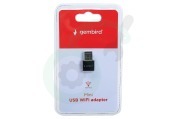 Gembird  WNP-UA300-01 Mini USB WiFi Ontvanger 300Mbps geschikt voor o.a. 300Mbps