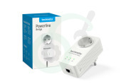 Technetix  11201801 Powerline G.Hn Bridge (Fast Internet) geschikt voor o.a. inclusief 1 meter CAT6-kabel