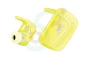 JVC Oortje HAET90BTYE HA-ET90BT-YE Wireless Sport Headphones Yellow geschikt voor o.a. Zweet- en regen bestendig