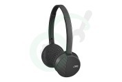 JVC  HAS24WBE HA-S24W-B Street Sound On-Ear Draadloze Hoofdtelefoon, Zwart geschikt voor o.a. Draadloos