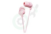 JVC Hoofdtelefoon HAFX10LPEF HA-FX10-LP-E In Ear Stereo Headphones Powerful Sound Light Pink geschikt voor o.a. Roze met 1,2 meter snoer