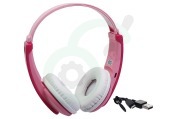 JVC Hoofdtelefoon HAKD10WPE HA-KD10W-P Tinyphones Wireless Pink geschikt voor o.a. Voor kinderen vanaf 3 jaar