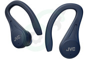 JVC Oortje HAEC25TAU HA-EC25T True Wireless Fitness, Blauw geschikt voor o.a. IPX5 Water bestendig