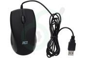 ACT AC5006 Bedrade full size optische muis 1000 DPI geschikt voor o.a. USB aansluiting, 1000 DPI