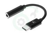 Ewent  EW9655 USB-C naar 3.5mm Jack Audio Adapter geschikt voor o.a. headset