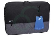 ACT  AC8540 Urban Notebook Sleeve 14,1 inch Zwart/Grijs geschikt voor o.a. Geschikt voor notebooks tot 14.1 inch