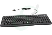 Logitech  LOGZK120U 920-002479 K120 Keyboard Business Layout geschikt voor o.a. Zwart, US Layout