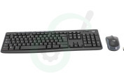 Logitech  LOGZMK270U 920-004508 MK270 Keyboard + Muis US Layout geschikt voor o.a. Zwart, US Layout