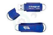 Integral INFD32GBCOU3.0  Memory stick Integral 32GB Courier geschikt voor o.a. USB 3.0