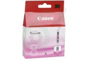 Canon CANBCLI8M  Inktcartridge CLI 8 Magenta geschikt voor o.a. Pixma iP4200,Pixma iP5200