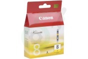 Canon CANBCLI8Y  Inktcartridge CLI 8 Yellow geschikt voor o.a. Pixma iP4200,Pixma iP5200