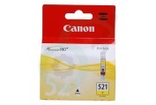 Canon CANBCI521Y  Inktcartridge CLI 521 Yellow geschikt voor o.a. Pixma iP3600,Pixma iP4600