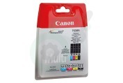 Canon CANBC551MP  Inktcartridge CLI 551 BK/C/M/Y multipack geschikt voor o.a. Pixma MX925, MG5450