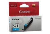 Canon  CANBCI571C 0386C001 Canon CLI-571 C geschikt voor o.a. Pixma MG5750, Pixma MG5751, Pixma MG6850