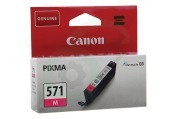 Canon  CANBCI571M 0387C001 Canon CLI-571 M geschikt voor o.a. Pixma MG5750, Pixma MG5751, Pixma MG6850