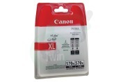 Canon  2429908 0318C007 Canon PGI-570XL PGBK Twin geschikt voor o.a. Pixma MG5750,Pixma MG5751, Pixma MG6850