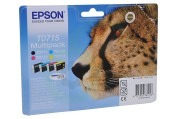 Epson 2666327  Inktcartridge T0715 Multipack BK/C/M/Y geschikt voor o.a. D78, DX4050, DX4400