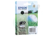 Epson  EPST346140 C13T34614010 Epson T3461 Zwart geschikt voor o.a. Epson Workforce Pro WF-Serie 3720, 3720 DWF, 3725