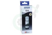 Epson  EPST00P140 C13T00P140 Epson 104 Black geschikt voor o.a. Epson Ecotank ET-Serie 4700, 2720, 2710, 2721, 2711