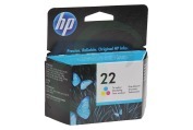 HP Hewlett-Packard HP-C9352AE HP 22  Inktcartridge No. 22 Color geschikt voor o.a. Deskjet 3920, 3940