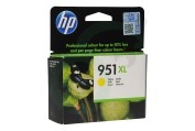 Hewlett Packard CN048AE HP 951 XL Yellow HP printer Inktcartridge No. 951 XL Yellow geschikt voor o.a. Officejet Pro 8100, 8600