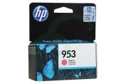 Hewlett Packard HP printer 2621285 F6U13AE HP 953 Magenta geschikt voor o.a. Officejet Pro 8210, 8218, 8710
