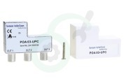 Braun Telecom A160033 POA 3 UPC  Verdeel element Push on IEC 3-weg splitter geschikt voor o.a. CAI huisinstallatie