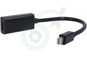 Gembird  Mini Displayport naar HDMI Adapterkabel 15cm geschikt voor o.a. 15cm, zwart