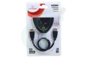Cablexpert  DSW-HDMI-35 3-Poorts HDMI Switch geschikt voor o.a. 3 apparaten op 1 HDMI ingang