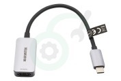 Marmitek  25008369 Adapter USB-C > HDMI geschikt voor o.a. USB-C naar HDMI adapter